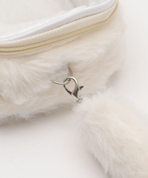 WEGO 【痛バ＆推し活ITEM】なりきりネコぬいポーチ ホワイト