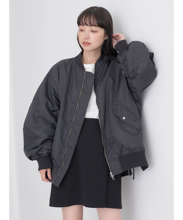 earth music&ecology ＢＩＧ　ＭＡー１ Black