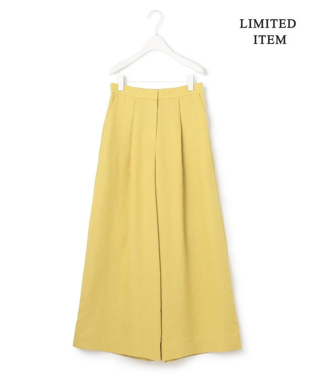 ICB 【WEB限定】 Slub タックパンツ イエロー系