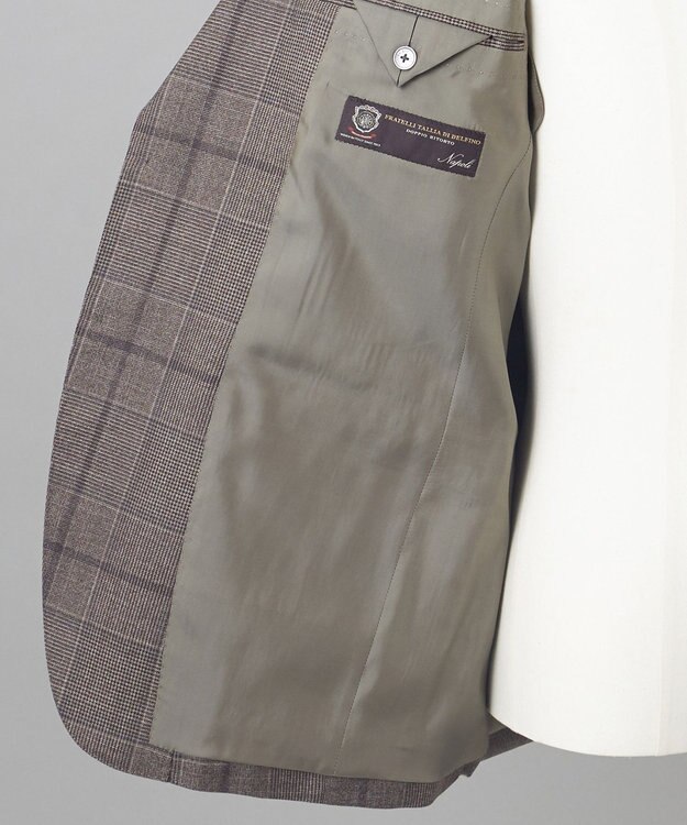 GOTAIRIKU 【TALLIA DI DELFINO】17MICRON スリーピーススーツ ダークブラウン系4