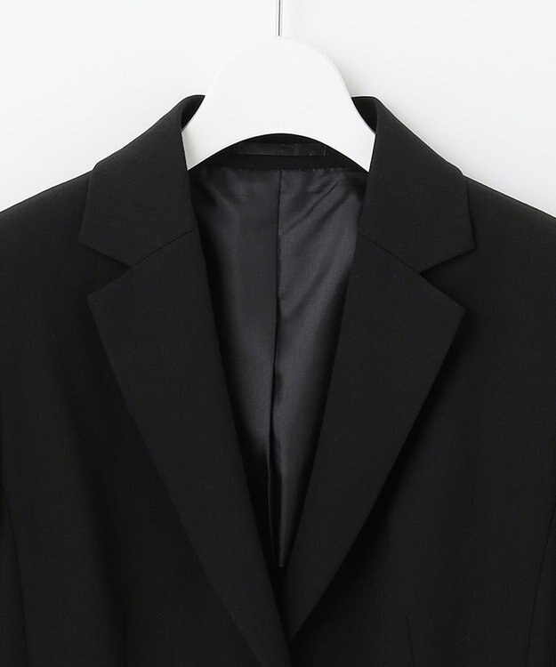 J.PRESS LADIES 【リクルート対応】テフロンカームスキン テーラード ジャケット ブラック系