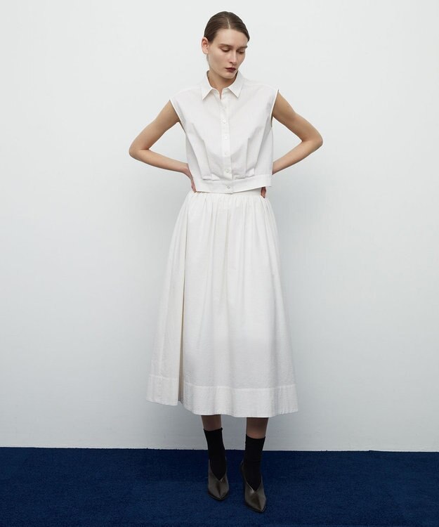 BEIGE， GABRIEL / ショートレングス ブラウス Ecru