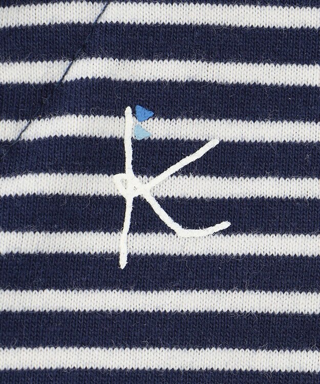 組曲 KIDS 【80-90cm】セーラーボーダー セットアップ ネイビー系1