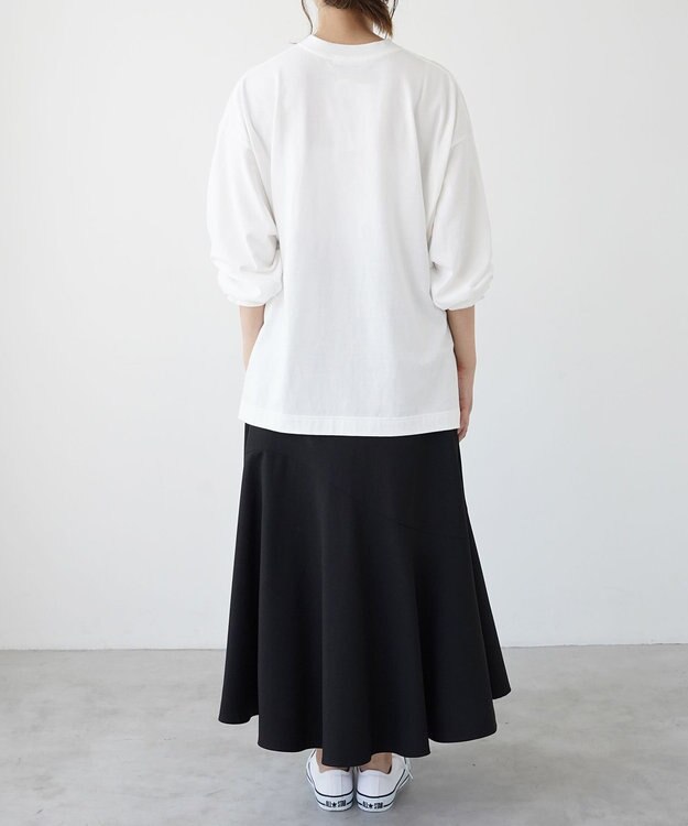 HAAG スマイルコットン LONG SLEEVE SHIRTS カットソー ホワイト