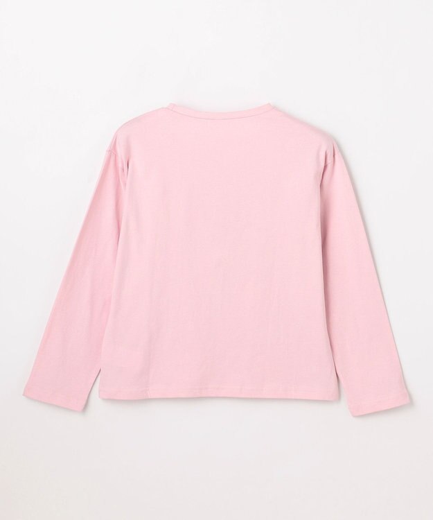 ANY KIDS 【綿100%】リボンアソート 長袖Tシャツ ピンク