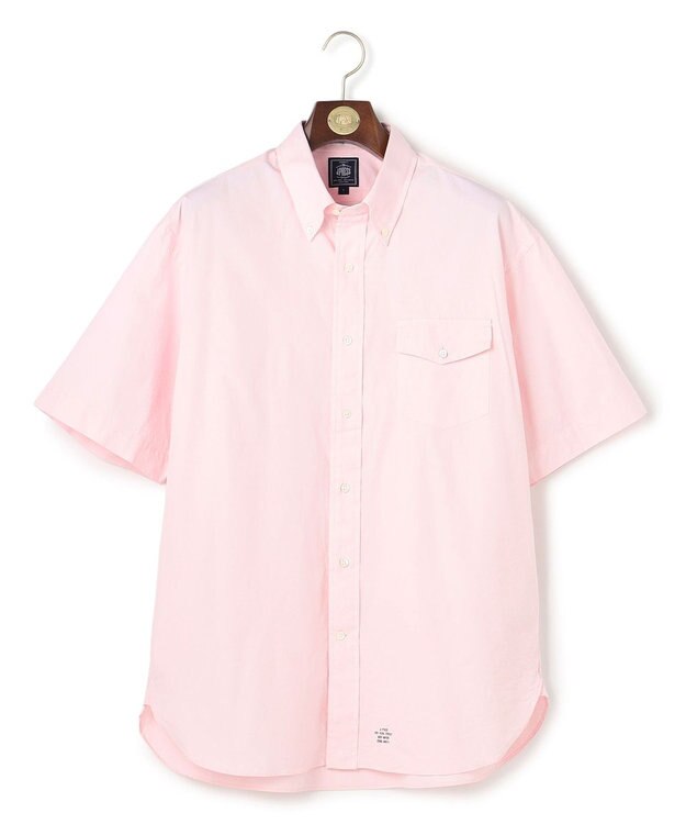 J.PRESS MEN 【J.PRESS ORIGINALS】【UNISEX】Oxford Half Sleeve Shirt / B.D. / Baggy-Fit ピンク系