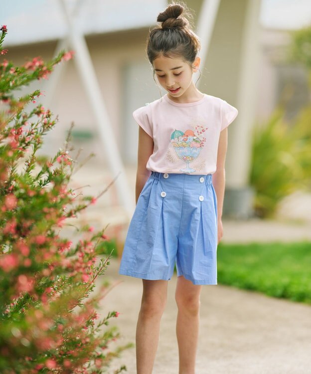 組曲 KIDS 【110-140㎝】OMATSURI Tシャツ サクラ系