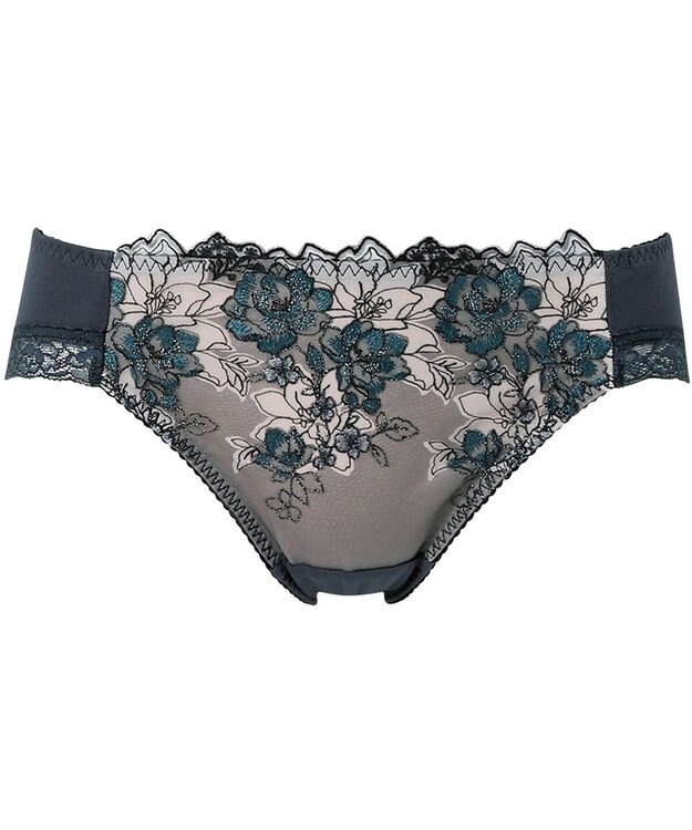 Wing ショーツ KB2721とペア 【後ろ姿きれいブラ】 はきこみ丈あさめ KF2321 ウイング／ワコール グレイッシュブルー