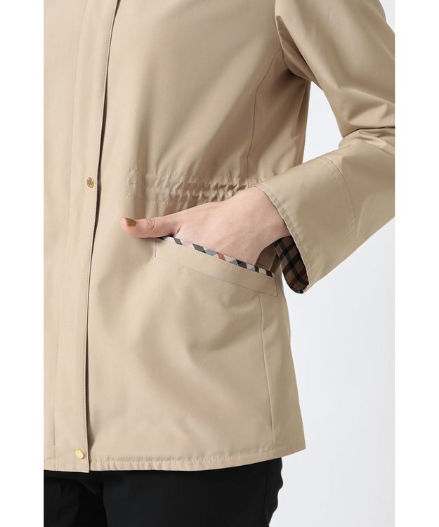 DAKS リバーシブル タフタブルゾン（撥水） ベージュ