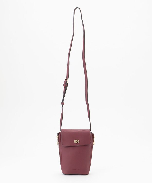 LA BAGAGERIE 【maison vert】【多収納】スマホショルダー ワイン