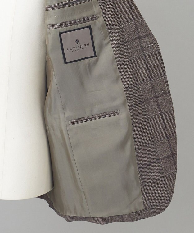 GOTAIRIKU 【TALLIA DI DELFINO】17MICRON スリーピーススーツ ダークブラウン系4