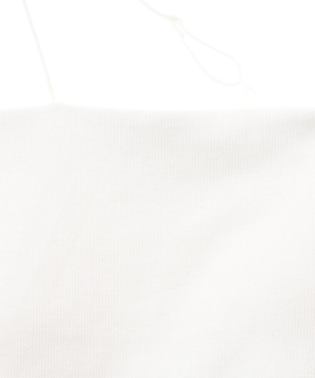 earth music&ecology アシメショルダーショートキャミソール Off White