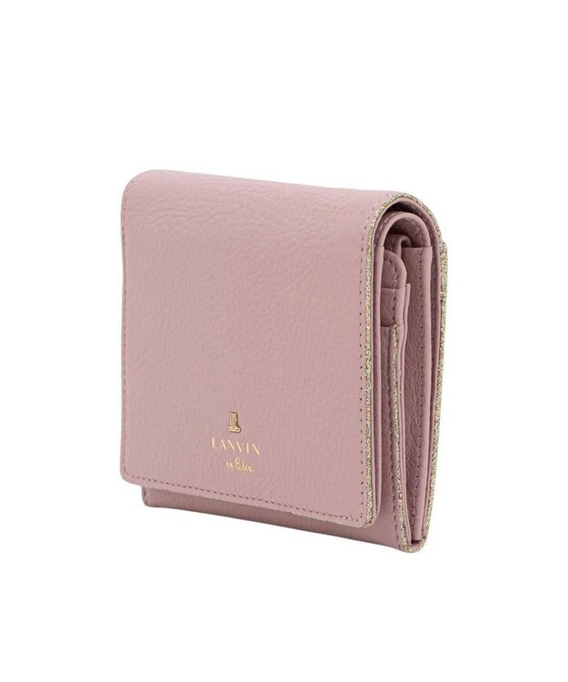 LANVIN en Bleu メラニー 二つ折りBOX財布 ピンク