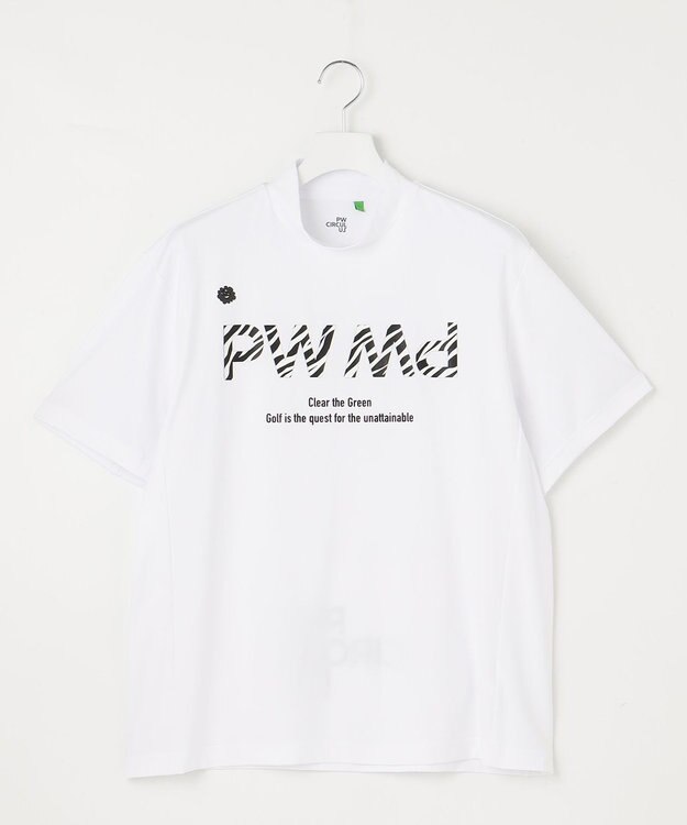 PW CIRCULUS 【UVカット / 吸水速乾 / 伸縮性抜群】【MEN】メッシュポケットモック ホワイト系