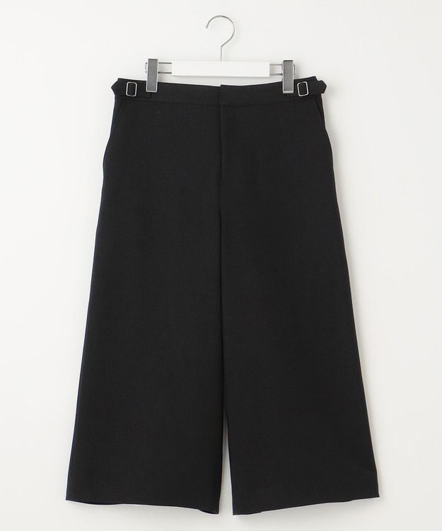 J.PRESS LADIES S 【WEB限定カラーあり・洗える】ツムギート flannel キュロット パンツ ブラック系