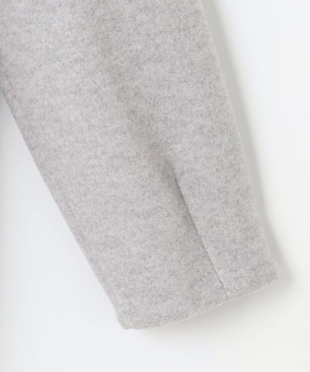 J.PRESS LADIES ニードルパンチ カーディガン ライトグレー系