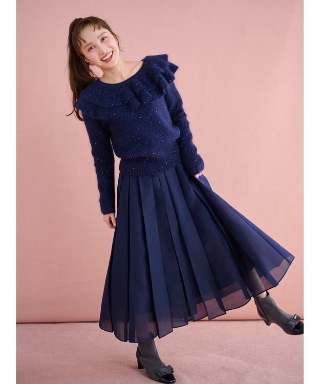 TOCCA NOBLE RIBBON SHORT STRECHBOOTS ブーツ ライトグレー系