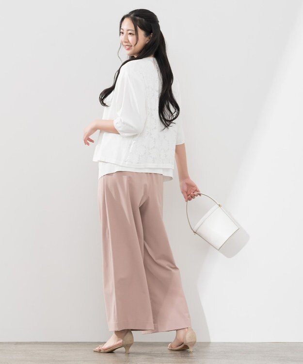 ONWARD Reuse Park 【組曲】ニット春夏 オフホワイト