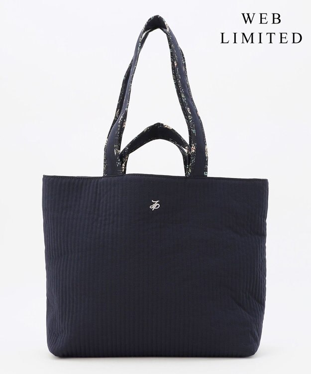 J.PRESS LADIES 【WEB限定・リバーシブル】LIBERTY キルティング トートバッグ