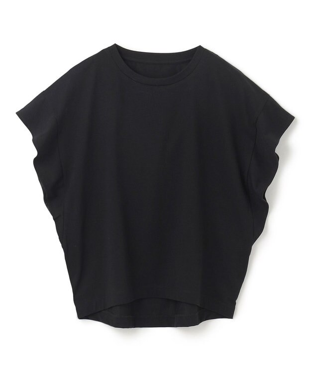 UNFILO フレアスリーブ Tシャツ ブラック