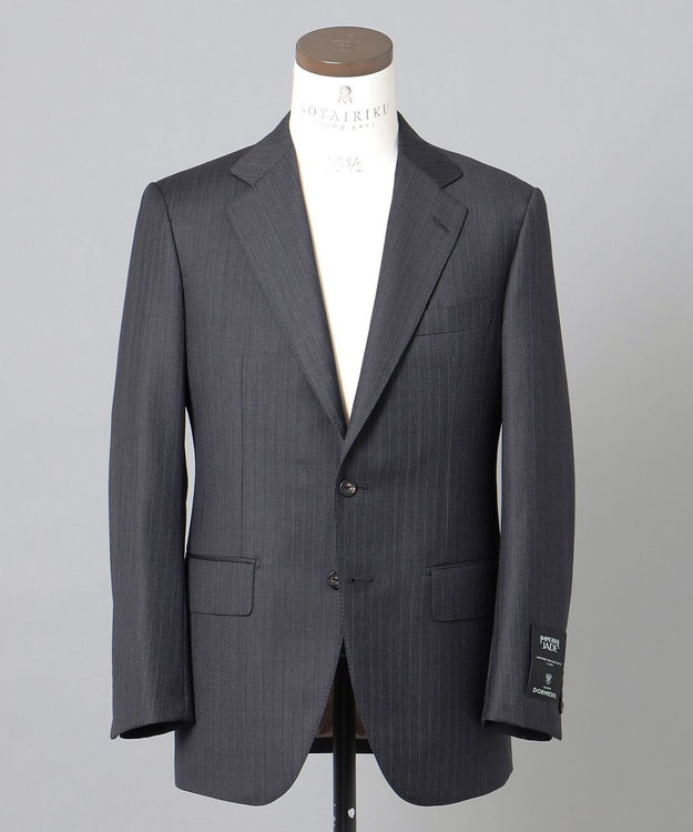 GOTAIRIKU GOLD LABEL/WEB&一部店舗限定【DORMEUIL/ドーメル】インペリアルジェイド 通年スーツ(グレー) グレー系1