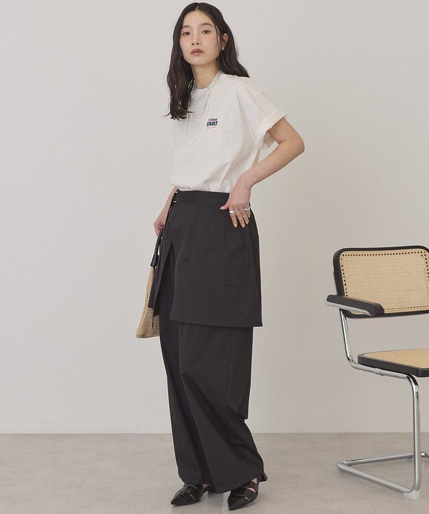 AMERICAN HOLIC STARLY 刺繍ロゴTシャツ Off White