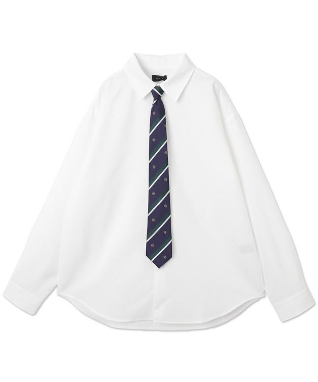 WEGO アソートネクタイ付きシャツ（LS） 柄1