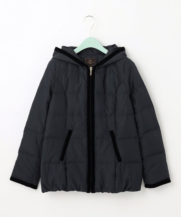 TOCCA HOLIDAY ショートダウンコート ネイビー系