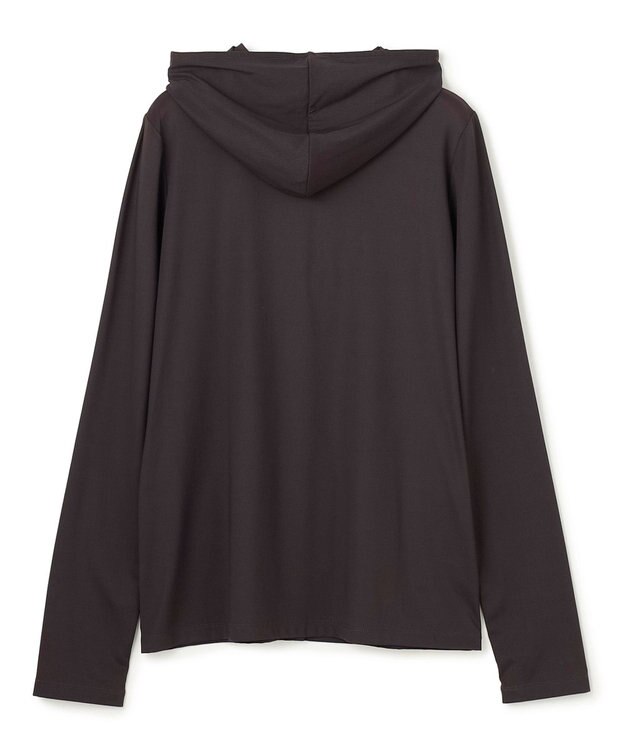 UNFILO ラッシュガード スナップフーディ チャコールブラウン