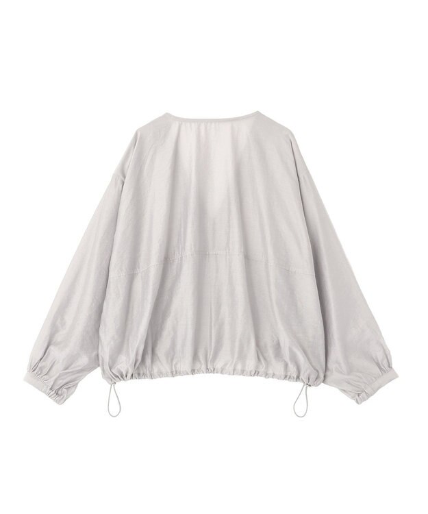 Green Parks シアーＺＩＰＶネックブルゾン Gray