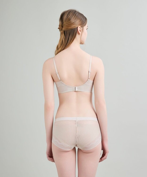 une nana cool 【リニューアル】364ブラ レース ノンワイヤーブラ ベージュ
