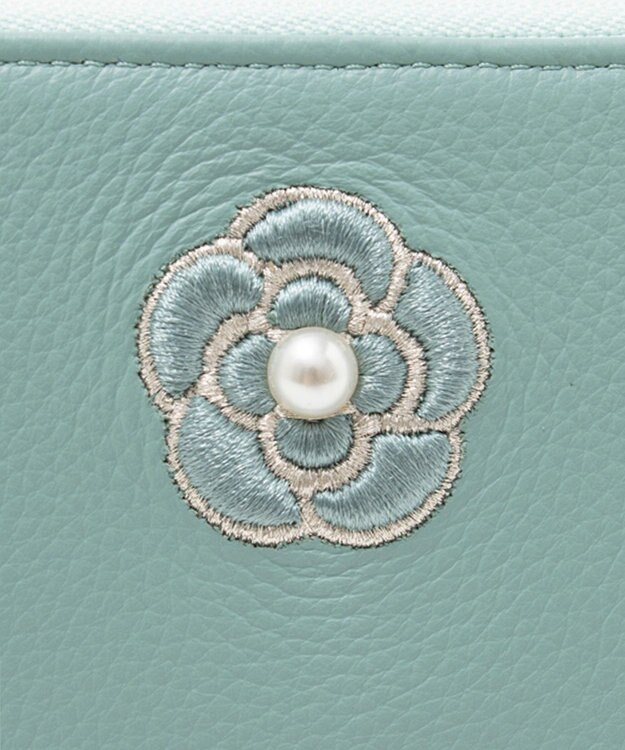 CLATHAS ポリシャス ラウンド長財布 ミント