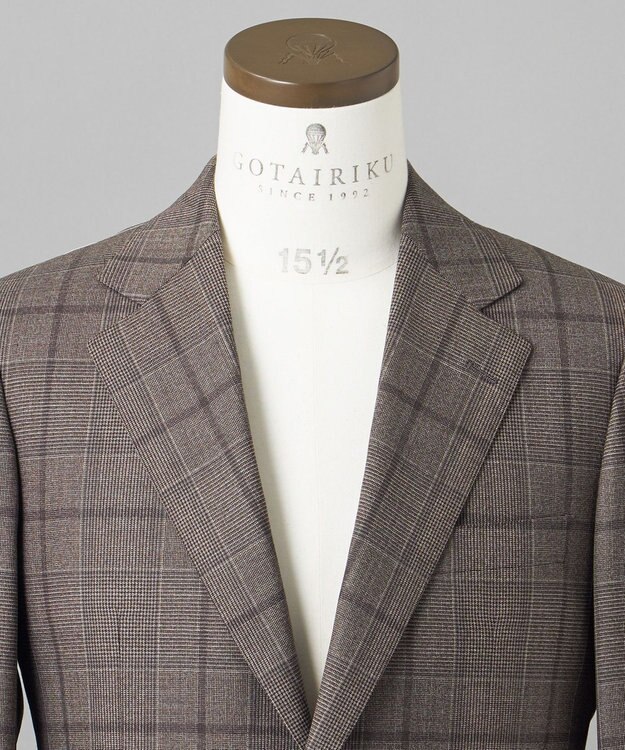 GOTAIRIKU 【TALLIA DI DELFINO】17MICRON スリーピーススーツ ダークブラウン系4