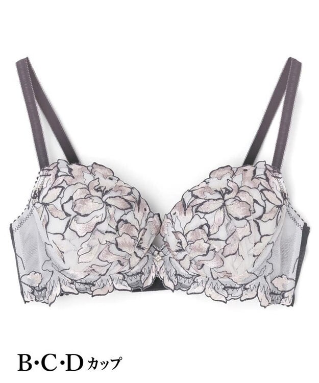 San-ai Resort（三愛水着楽園） エレガントコレクション【2411】単品ブラBCDカップ 【northerly】 グレー