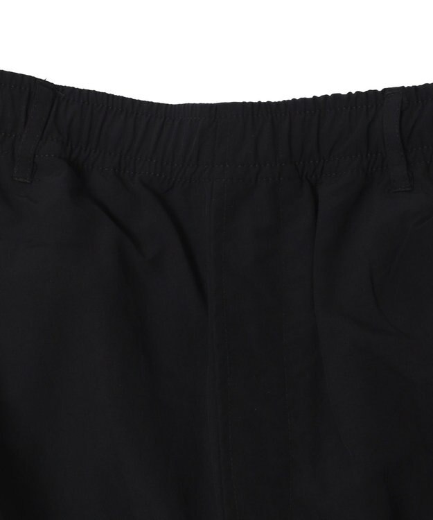 WEGO 【ウエストゴム/MLサイズ展開】ナイロンイージーカーゴパンツ ブラック