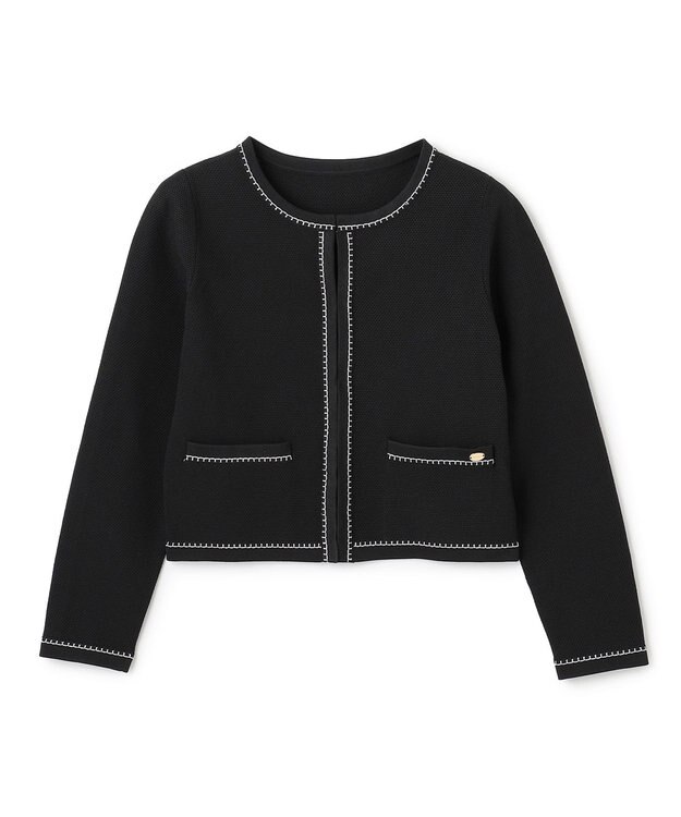 TOCCA NIGHT GROOVE ニットジャケット ブラック系