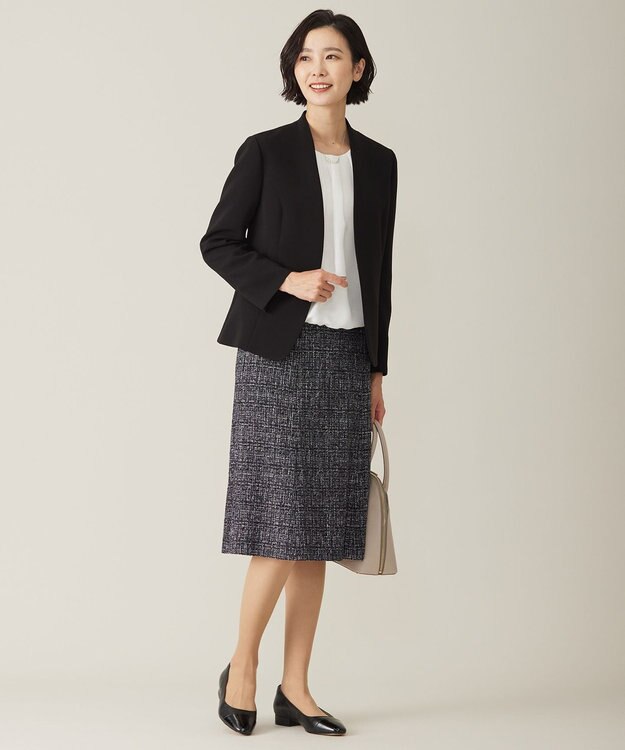 J.PRESS LADIES 【WEB限定カラーあり・ショルダー付き】purse バッグ ベージュ系