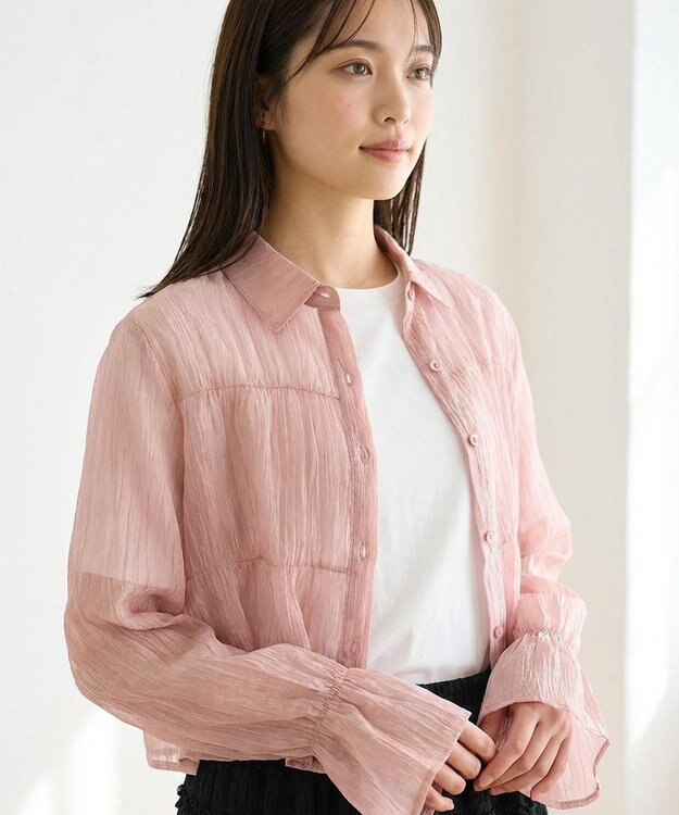 洗える】シャーリングシアー シャツ / Feroux | ファッション通販