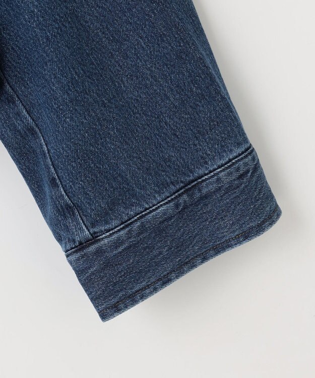 NAVE 【ReNAVE・洗える/中綿】ライトデニム ブルゾン ブルー系