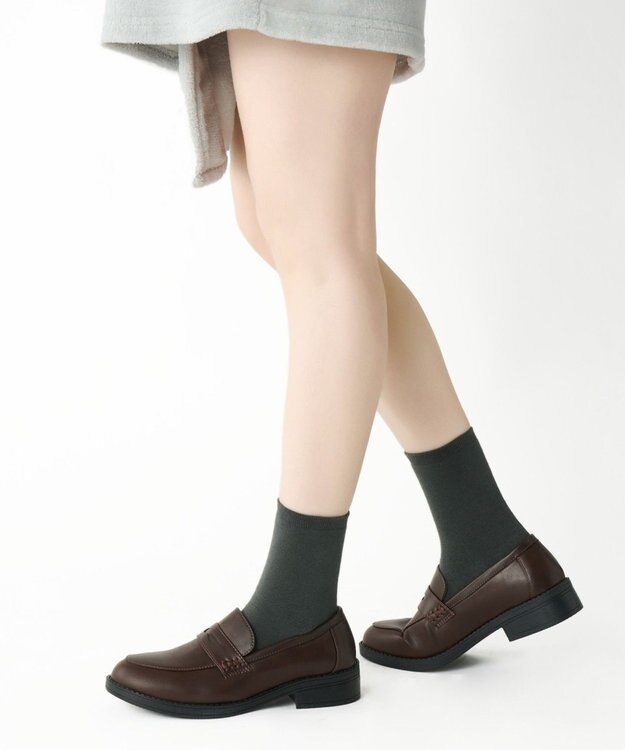 WEGO ぽかぽかカイロコットンソックス グレー