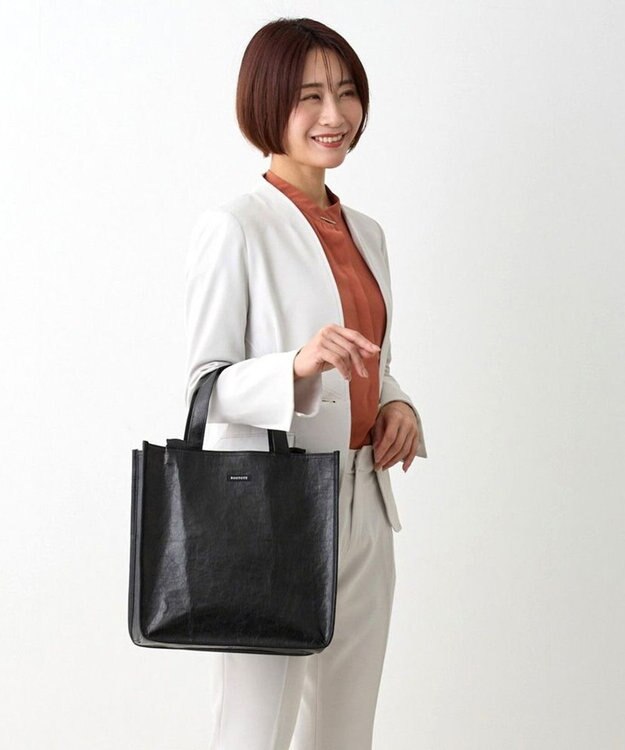 ROOTOTE 1032【木繊維軽量素材】EU.スクエア.メタリック-A 03：ブラック