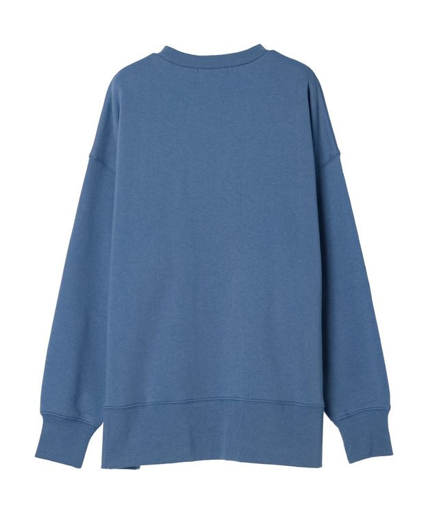 Green Parks 裏起毛ロゴプルオーバー Blue