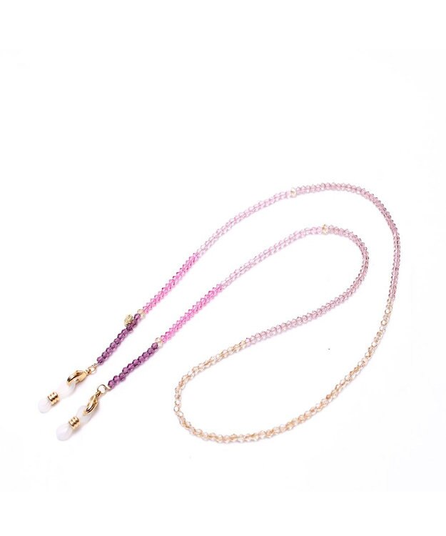 A.D.M.J. 【ネックレスとしても】スワロフスキー(R)・クリスタル/グラスコード ROSE