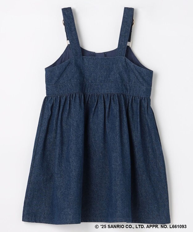 ANY KIDS 【ハローキティ×ANY KIDS】デニムジャンパースカート インディゴ