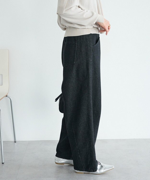 CRAFT STANDARD BOUTIQUE カーブデニムパンツ Black