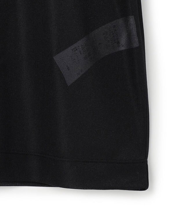BEIGE， SELEN / リブコンビ シアーTシャツ Black