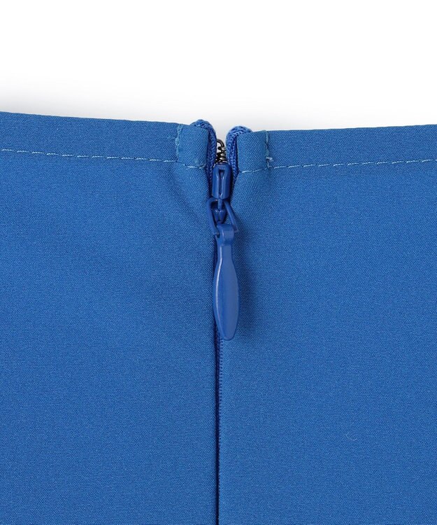 ICB L 【接触冷感・撥水・UVケア・洗える】 プルーフ4WAYタフタ ブラウス ラピスラズリ系