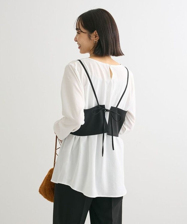 Green Parks ＳＥＴ２点　ビスチェ＋チュニック Black