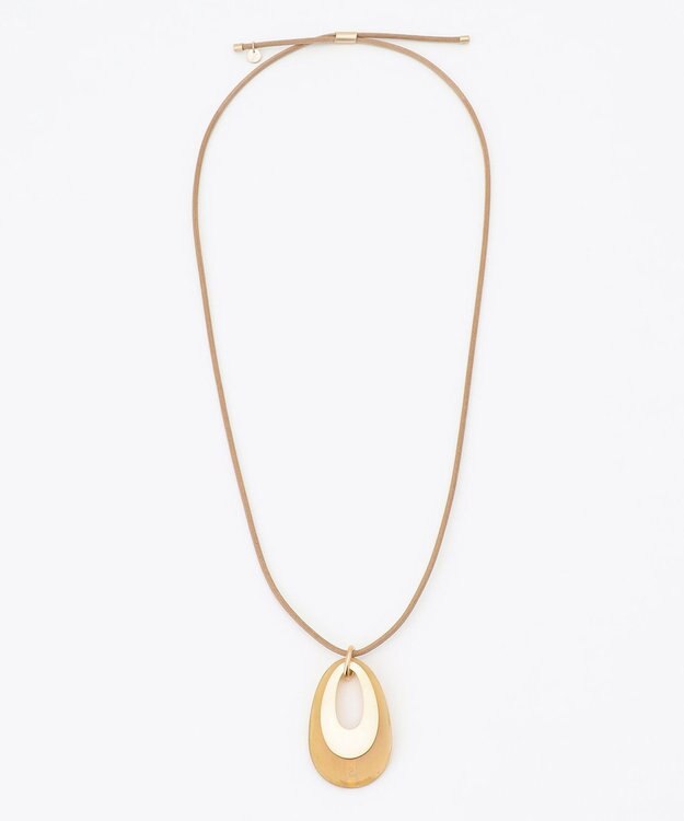 自由区 バッファローオーバルコード ネックレス ゴールド