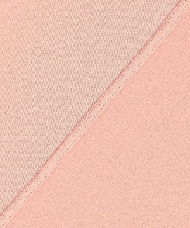 23区 L 【洗える】サテン ロングスリーブ Tシャツ ライトオレンジ系